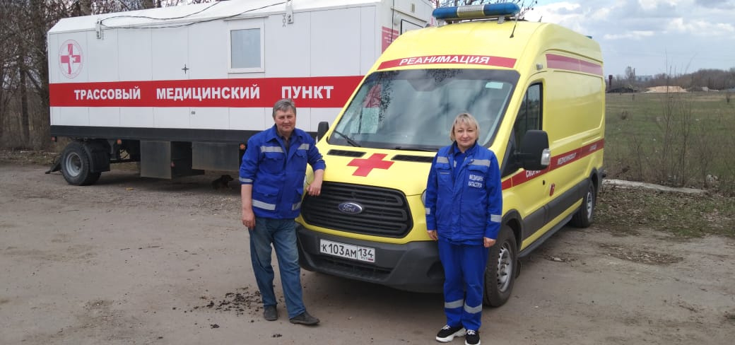 Медики Волгоградской области дежурят на трассах